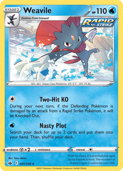 Weavile 031/198 Chilling Reign