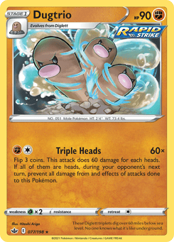 Dugtrio 077/198 Chilling Reign