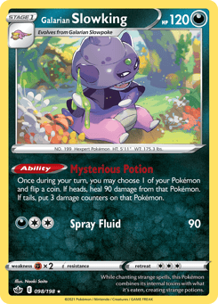 Galarian Slowking 098/198 Chilling Reign