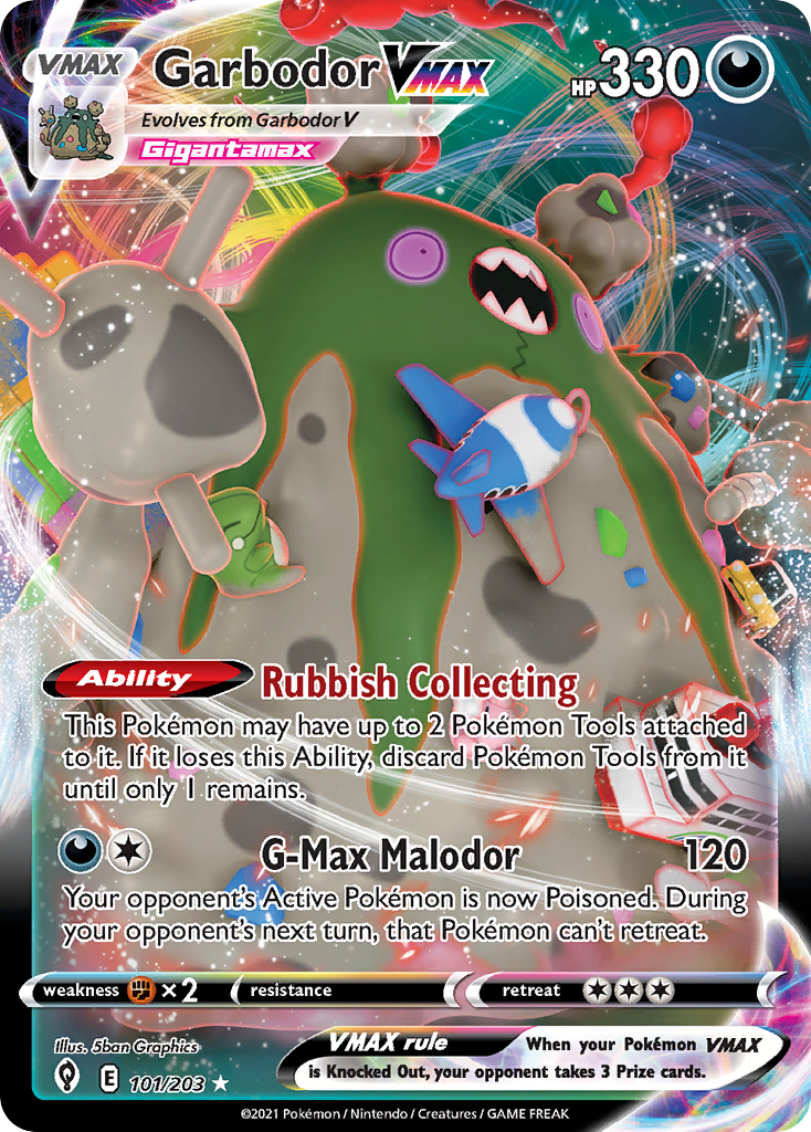 Garbodor VMAX 101/203 Evolving Skies