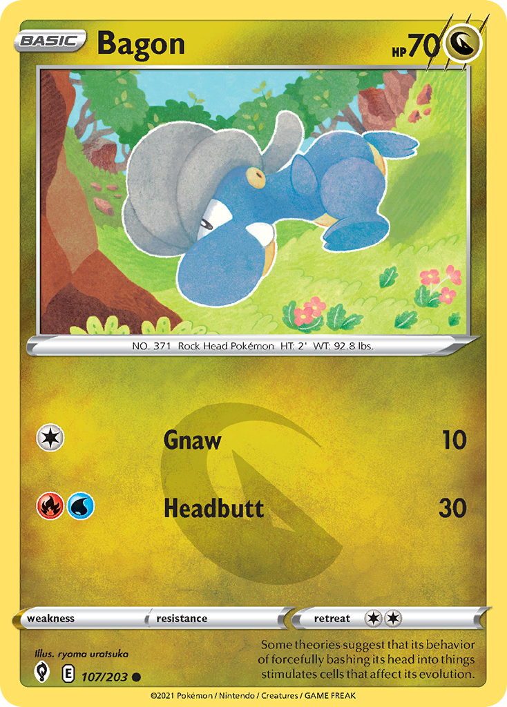Bagon 107/203 Evolving Skies