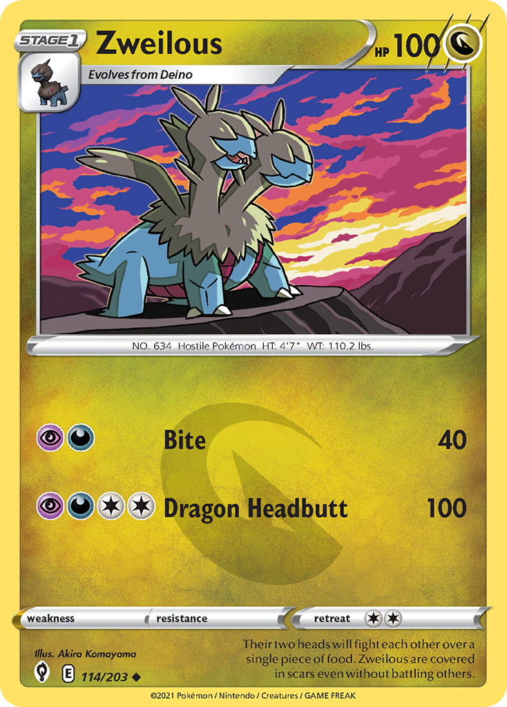 Zweilous 114/203 Evolving Skies