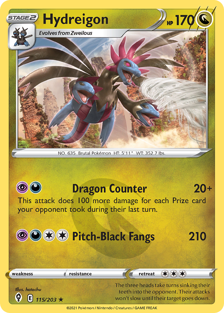 Hydreigon 115/203 Evolving Skies