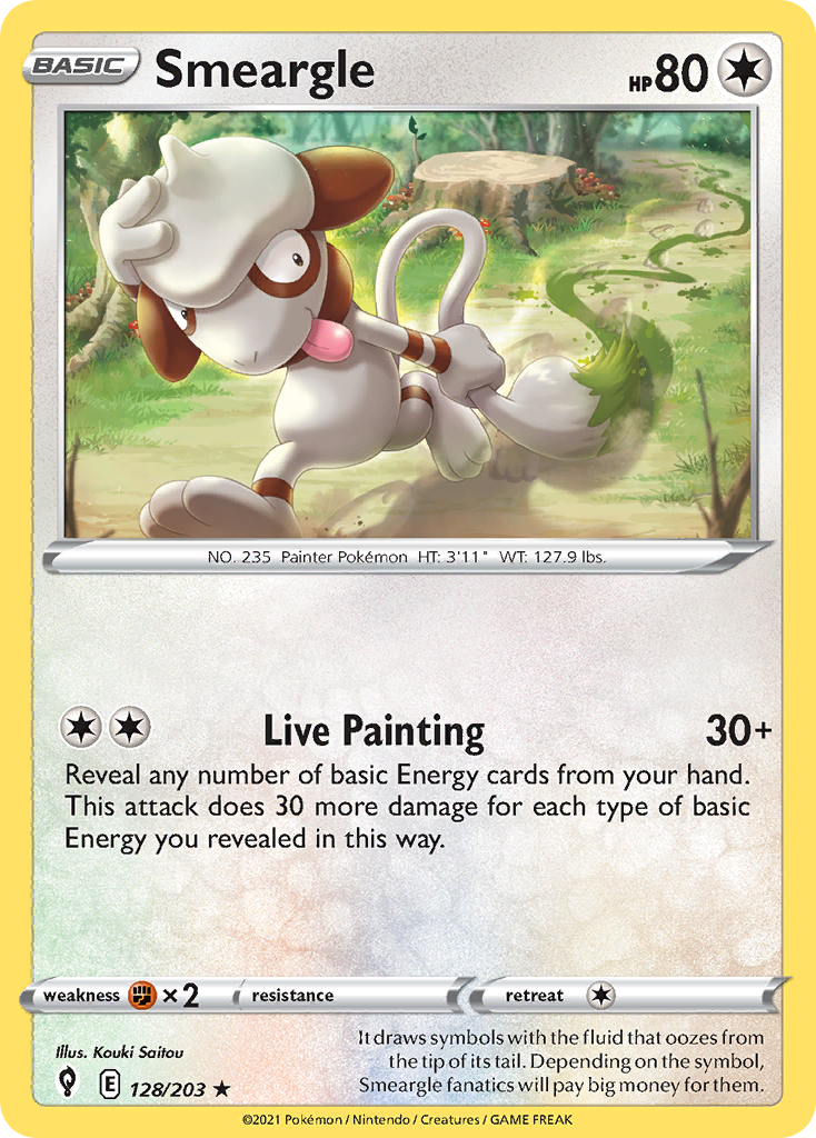Smeargle 128/203 Evolving Skies