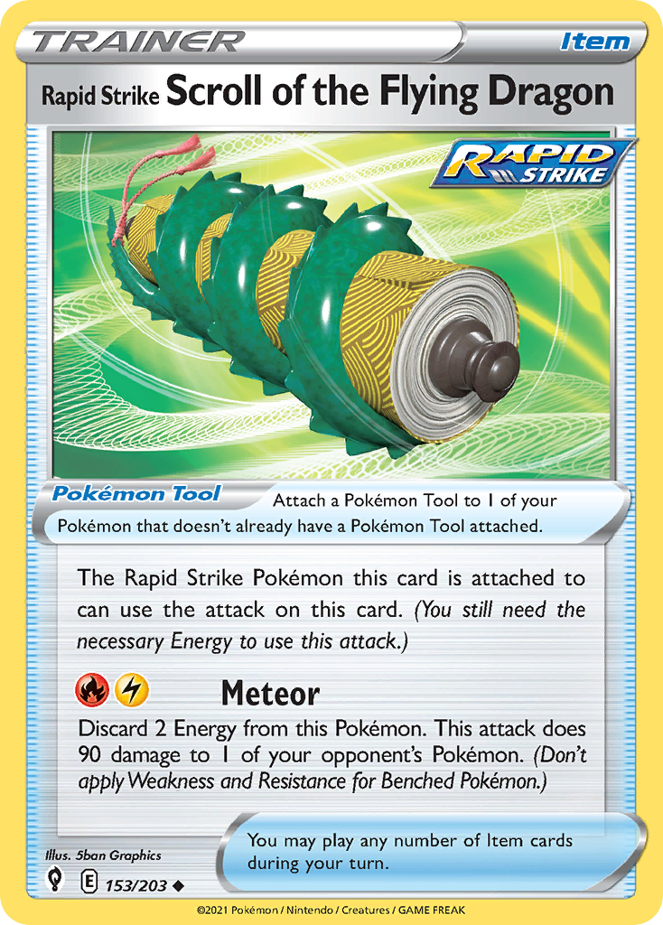 Rapid Strike Scroll of the Flying Dragon 153/203 Evolving Skies