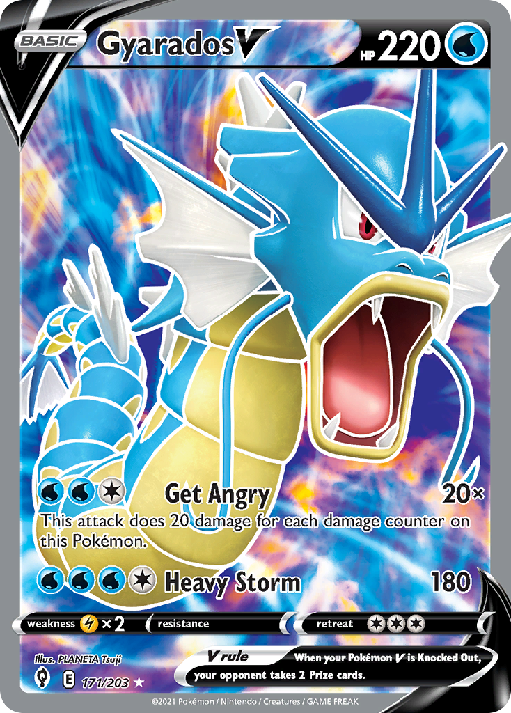 Gyarados V 171/203 Evolving Skies