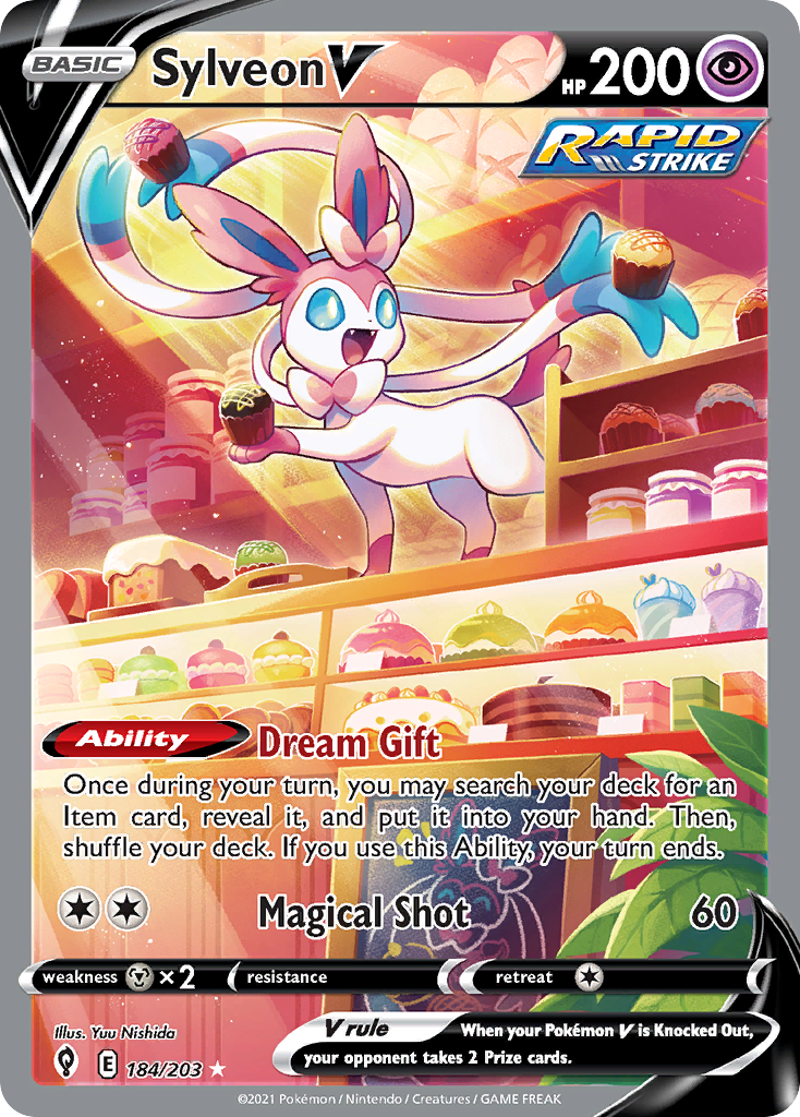 Sylveon V 184/203 Evolving Skies