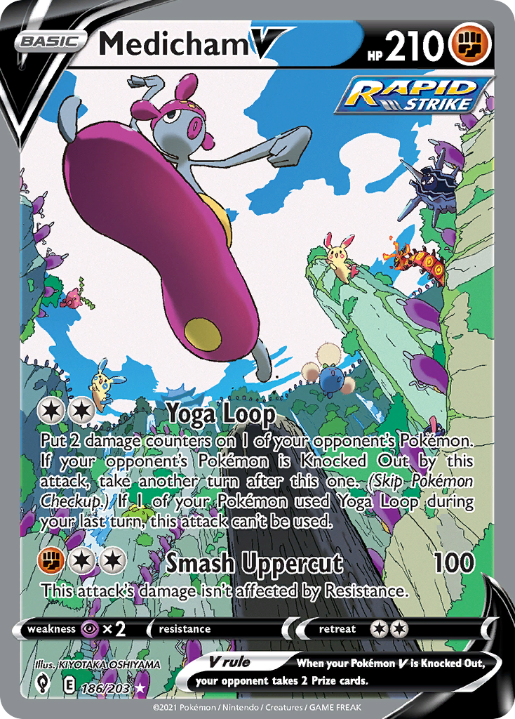 Medicham V 186/203 Evolving Skies