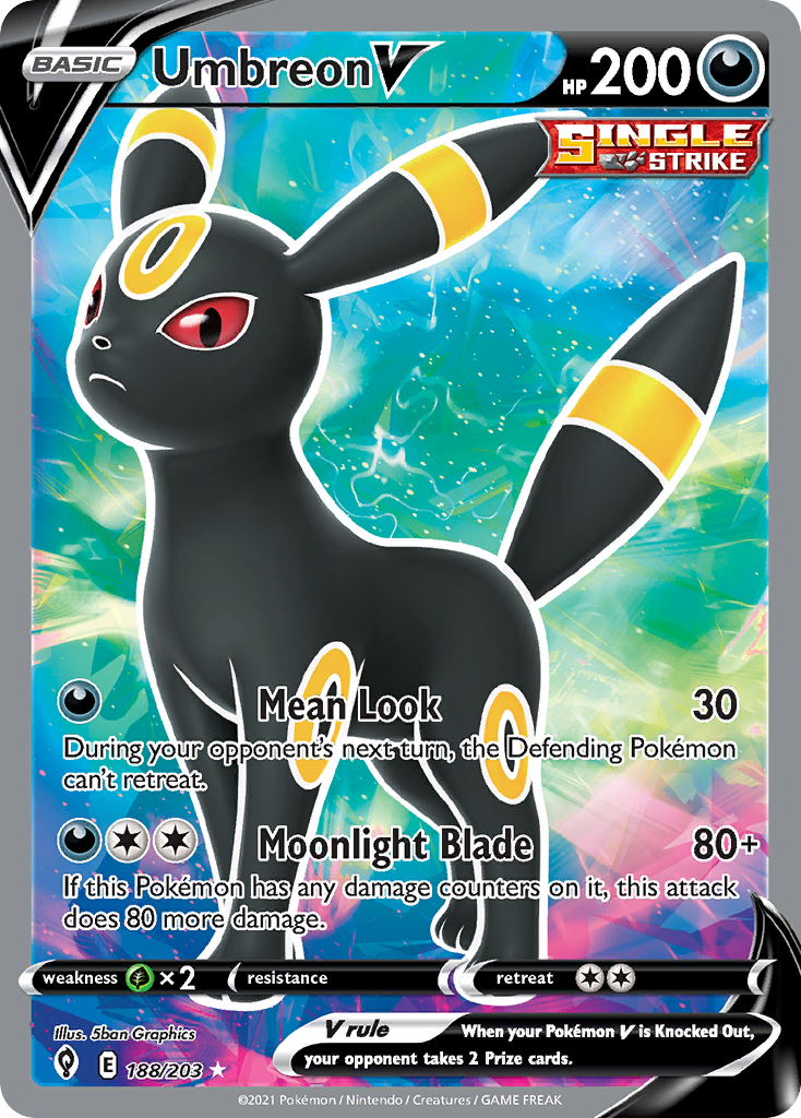 Umbreon V 188/203 Evolving Skies