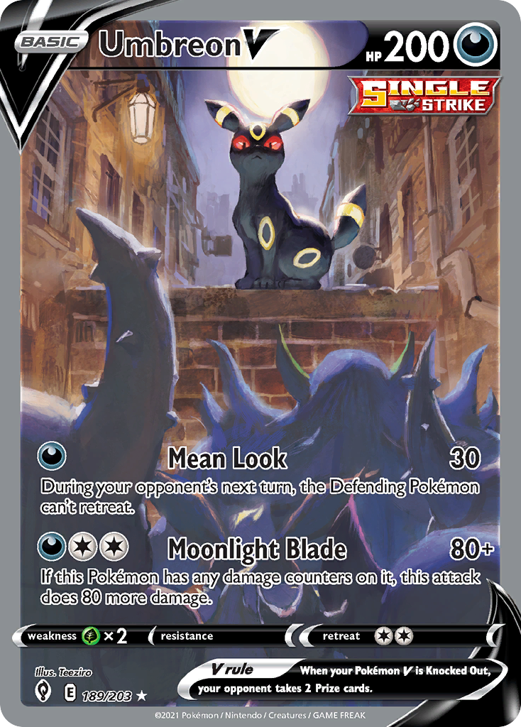 Umbreon V 189/203 Evolving Skies