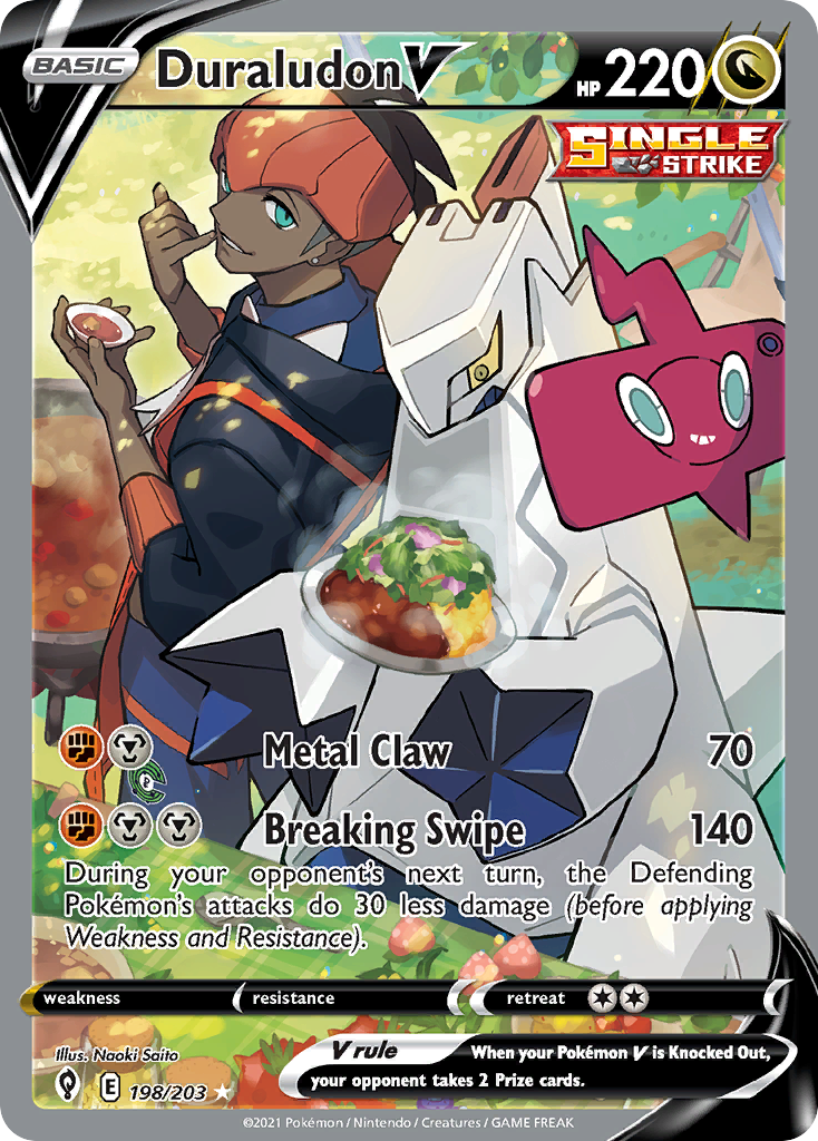 Duraludon V 198/203 Evolving Skies