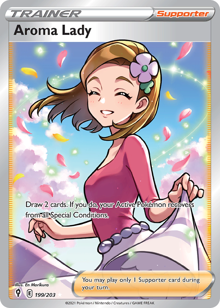 Aroma Lady 199/203 Evolving Skies