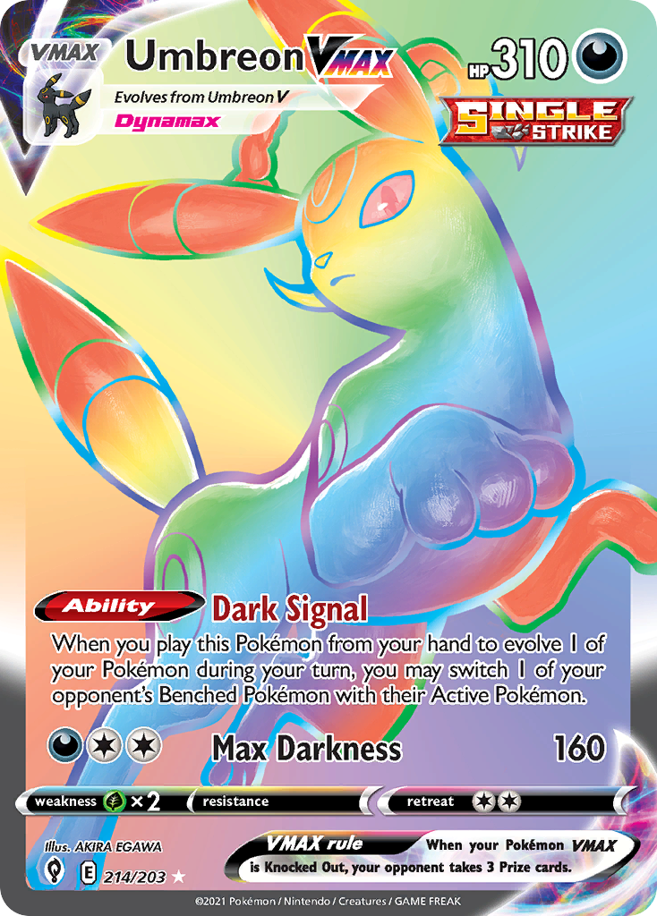 Umbreon VMAX 214/203 Evolving Skies