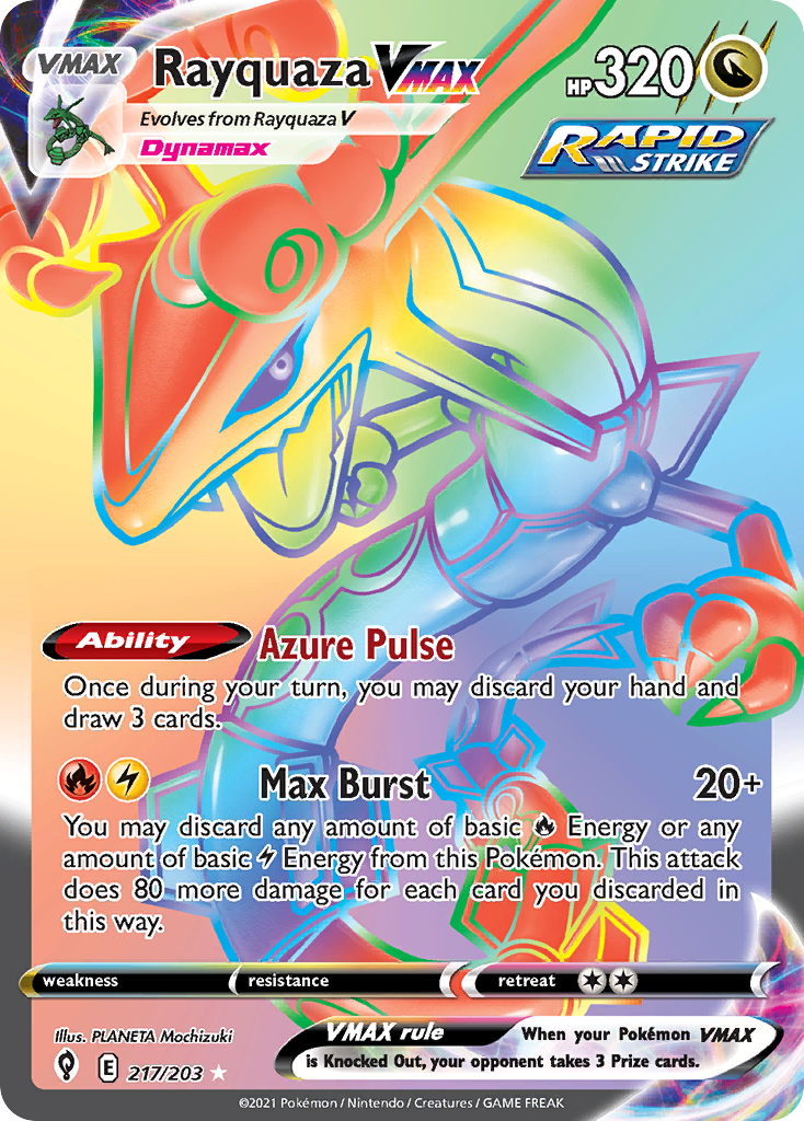 Rayquaza VMAX 217/203 Evolving Skies