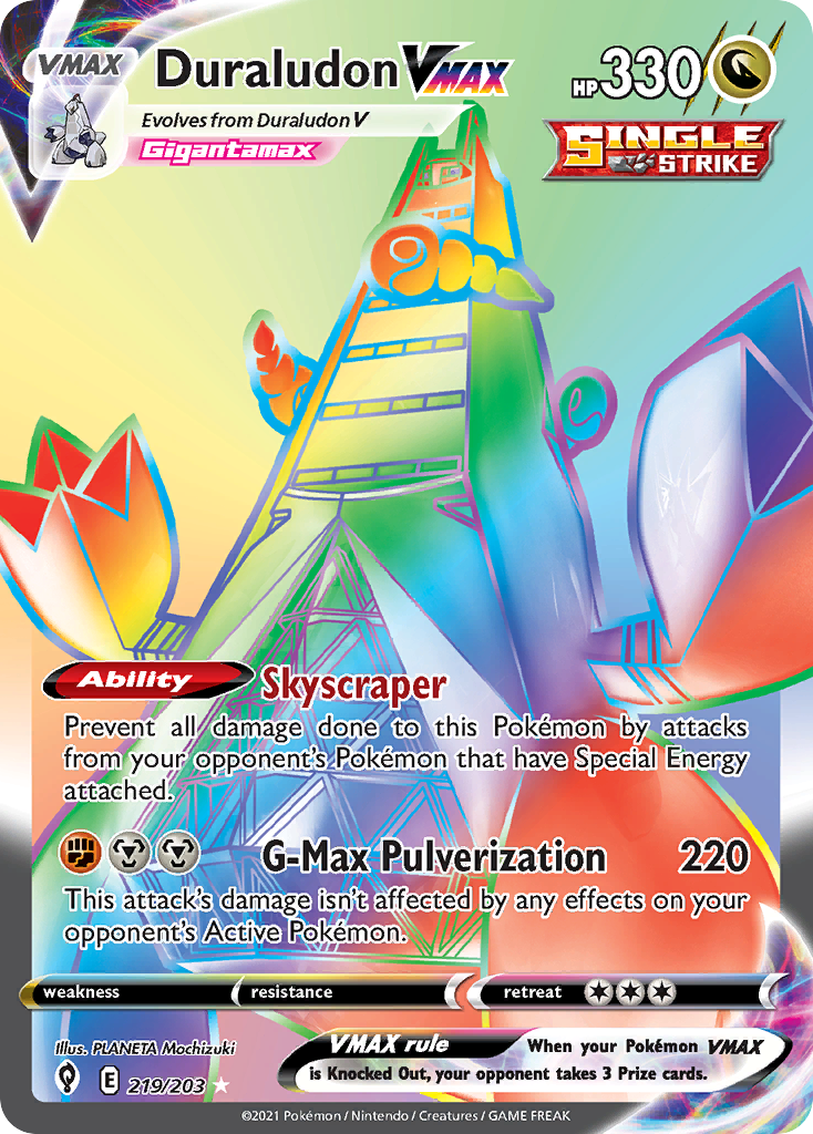Duraludon VMAX 219/203 Evolving Skies