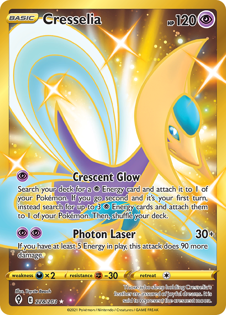 Cresselia 228/203 Evolving Skies