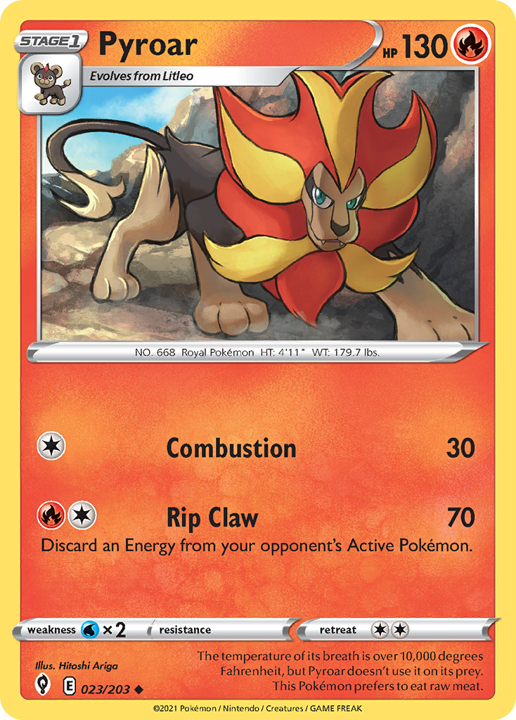 Pyroar 023/203 Evolving Skies