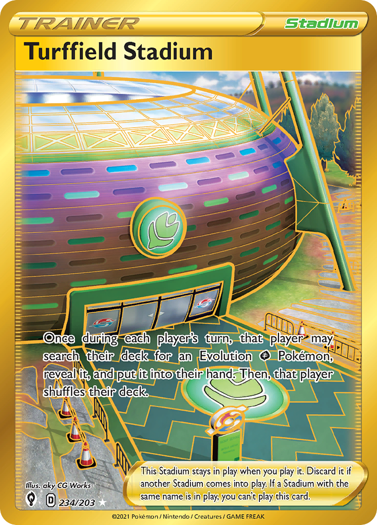 Turffield Stadium 234/203 Evolving Skies