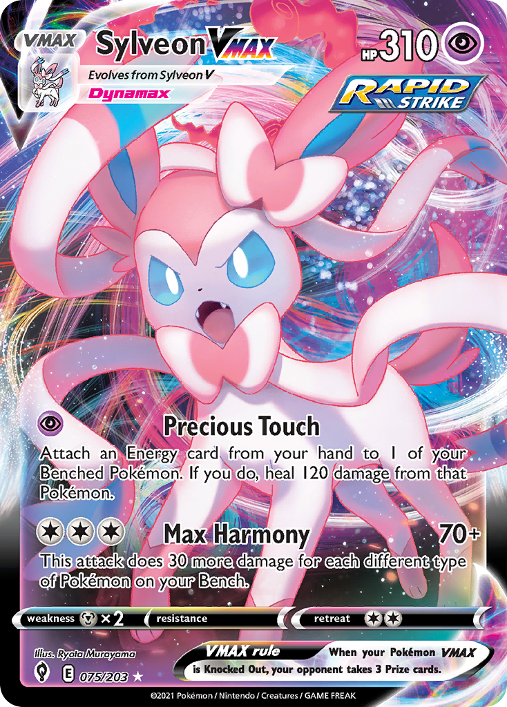 Sylveon VMAX 075/203 Evolving Skies