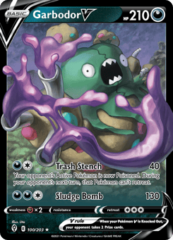 Garbodor V 100/203 Evolving Skies