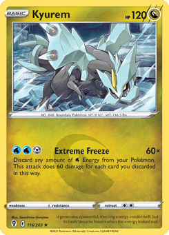 Kyurem 116/203 Evolving Skies