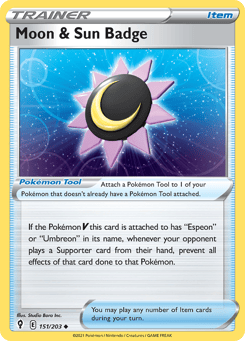 Moon & Sun Badge 151/203 Evolving Skies