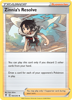 Zinnia's Resolve 164/203 Evolving Skies