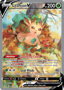 Leafeon V 167/203 Evolving Skies