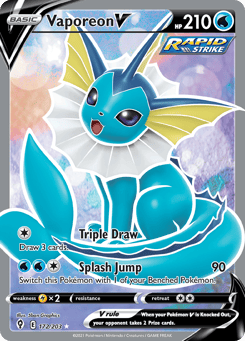 Vaporeon V 172/203 Evolving Skies