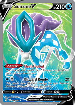 Suicune V 173/203 Evolving Skies
