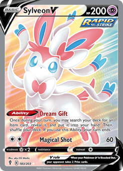 Sylveon V 183/203 Evolving Skies
