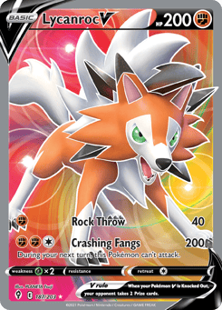 Lycanroc V 187/203 Evolving Skies