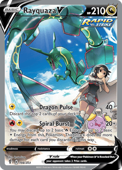 Rayquaza V 194/203 Evolving Skies