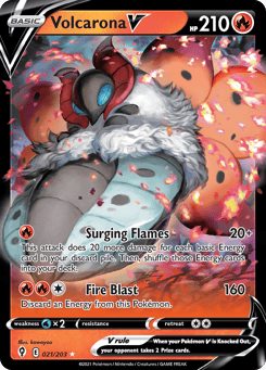 Volcarona V 021/203 Evolving Skies