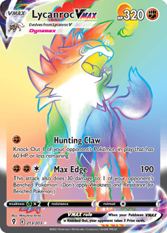 Lycanroc VMAX 213/203 Evolving Skies