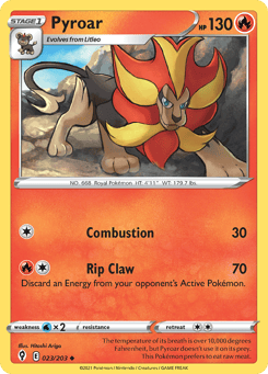 Pyroar 023/203 Evolving Skies