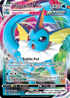 Vaporeon VMAX 030/203 Evolving Skies