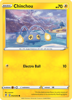 Chinchou 052/203 Evolving Skies