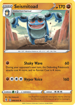 Seismitoad 090/203 Evolving Skies