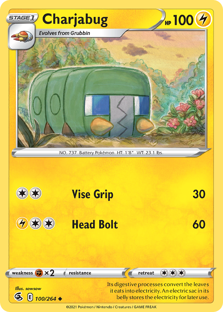 Charjabug 100/264 Fusion Strike
