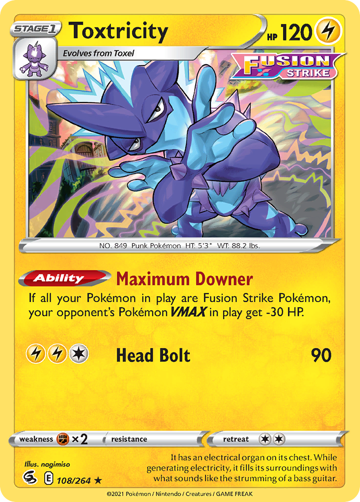 Toxtricity 108/264 Fusion Strike