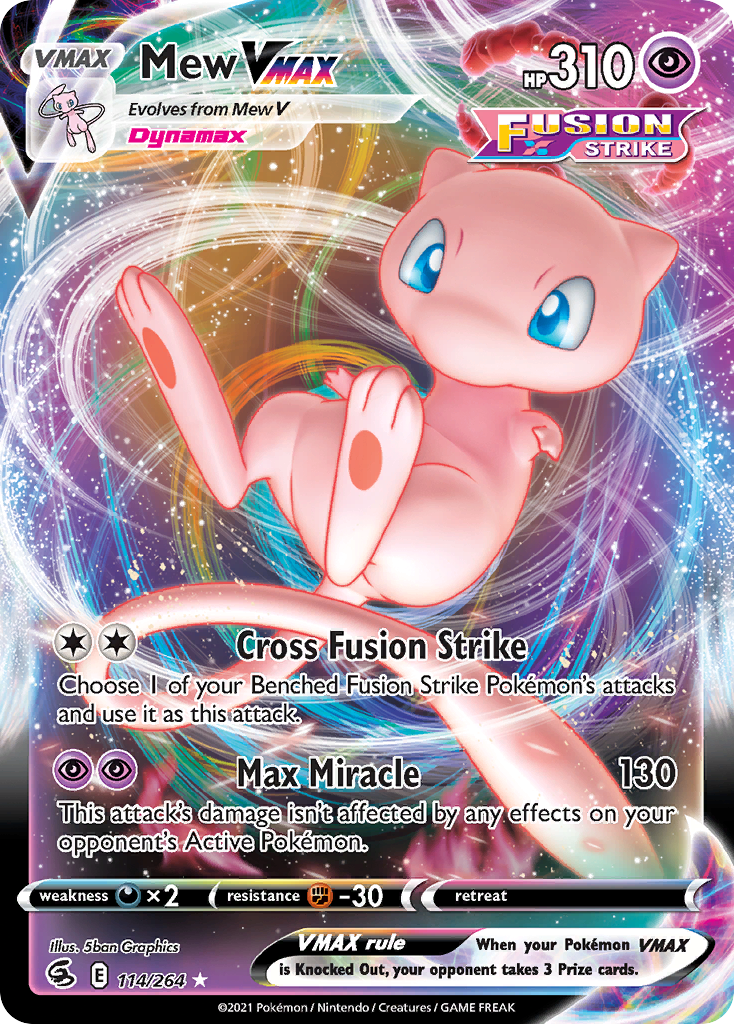 Mew VMAX 114/264 Fusion Strike