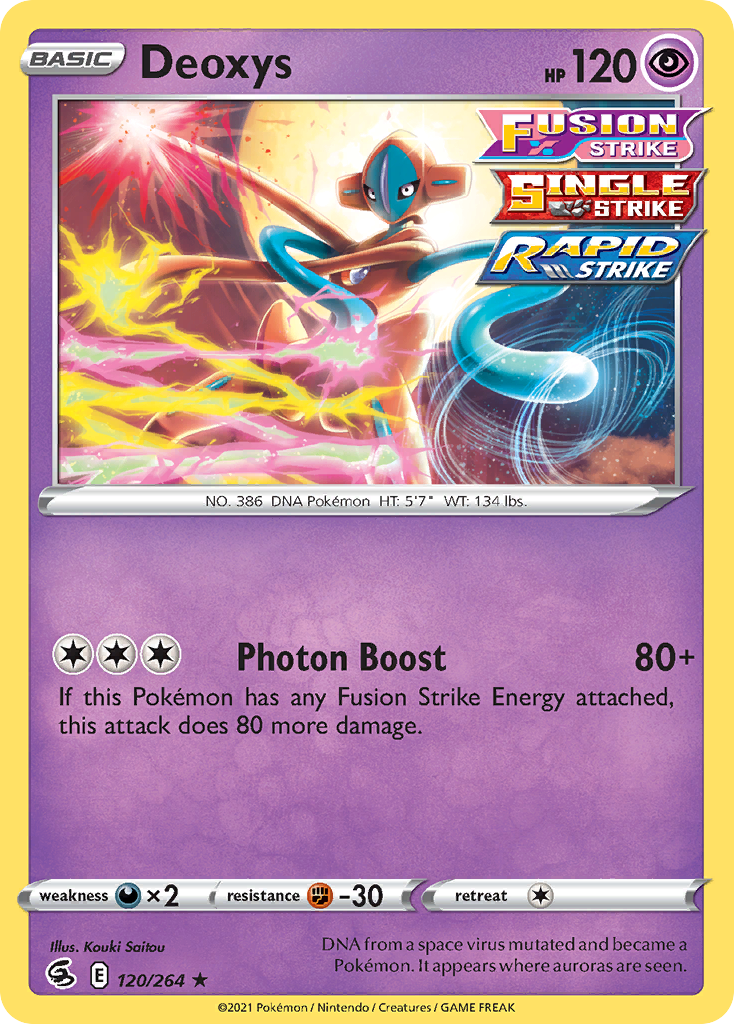 Deoxys 120/264 Fusion Strike
