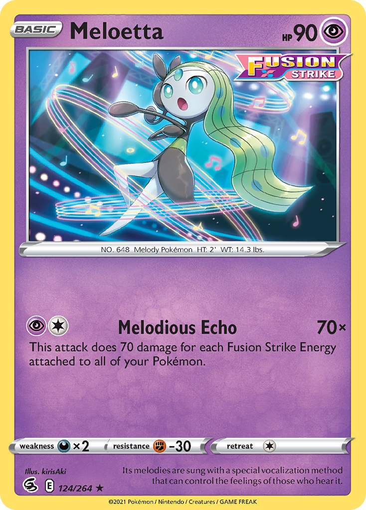 Meloetta 124/264 Fusion Strike