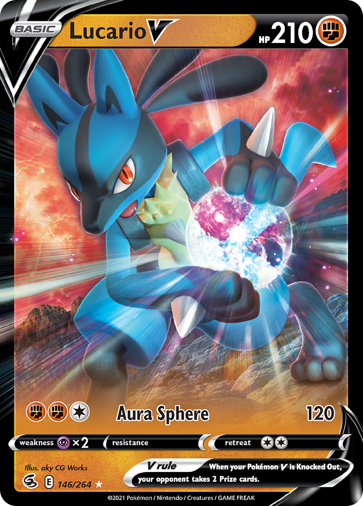 Lucario V 146/264 Fusion Strike