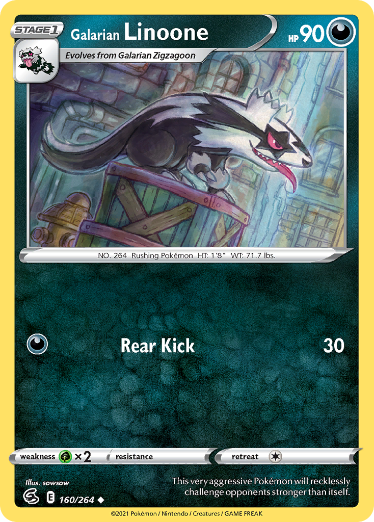 Galarian Linoone 160/264 Fusion Strike