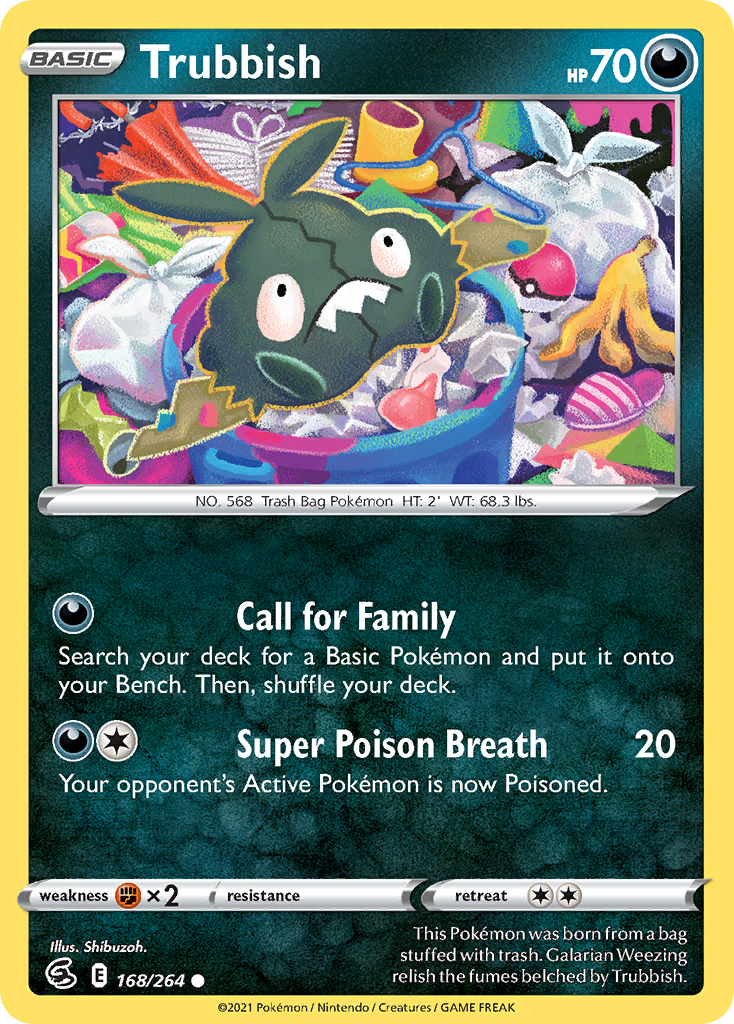 Trubbish 168/264 Fusion Strike
