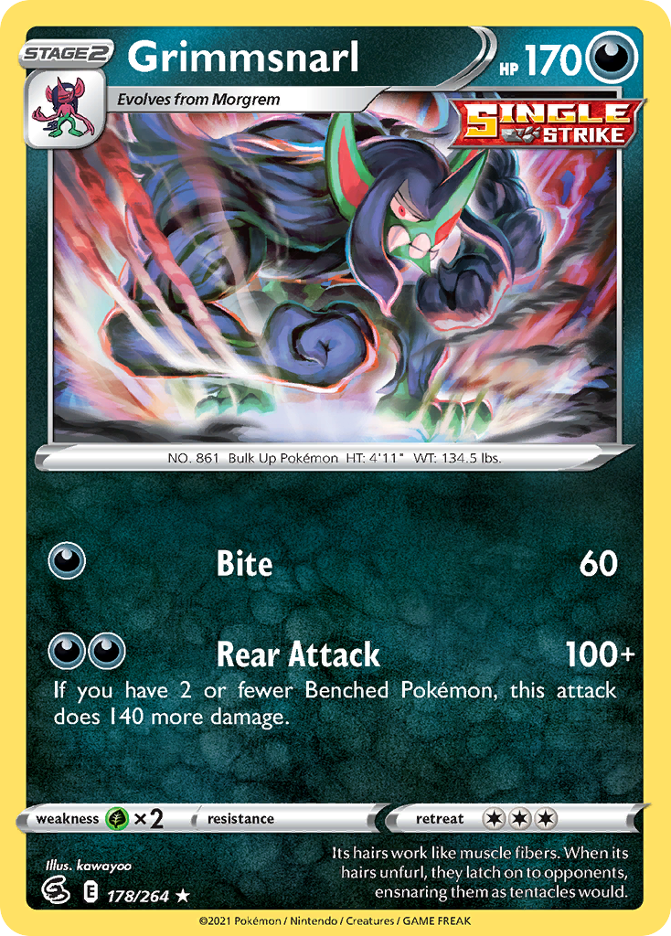 Grimmsnarl 178/264 Fusion Strike