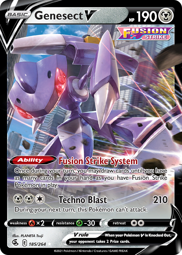 Genesect V 185/264 Fusion Strike
