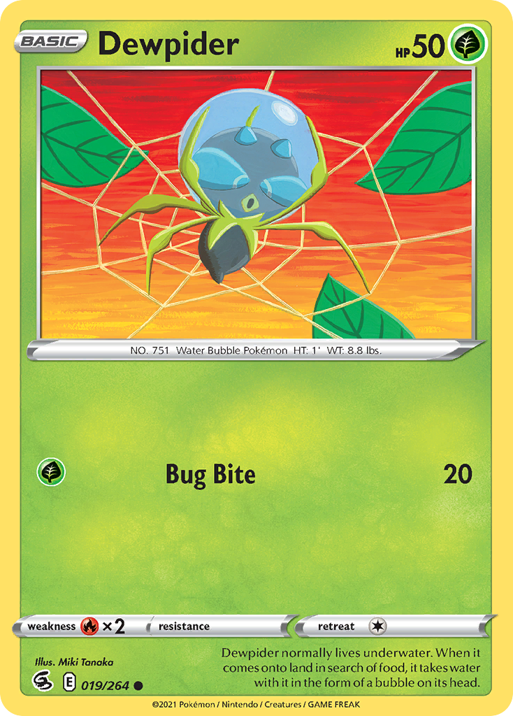 Dewpider 019/264 Fusion Strike